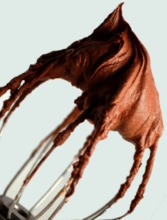 Dark Chocolate Cake with Chocolate Buttercream 