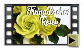 Broken Gumpaste Flower Fix